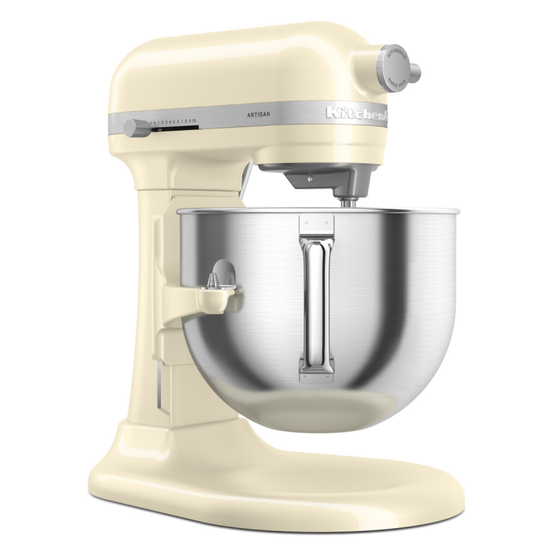 KitchenAid ARTISAN  6,6 litran yleiskone nostettavalla kulholla Almond Cream 5KSM70SHXEAC