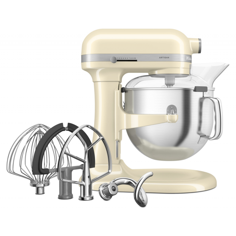 KitchenAid ARTISAN 6,6 L Küchenmaschine mit Schüsselheber Almond Cream 5KSM70SHXEAC