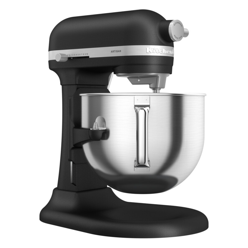 KitchenAid ARTISAN 6,6 L Küchenmaschine mit Schüsselheber Cast Iron Black 5KSM70SHXEBK