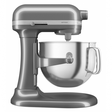 KitchenAid ARTISAN  6,6 litran yleiskone nostettavalla kulholla Medallion Silver 5KSM70SHXEMS