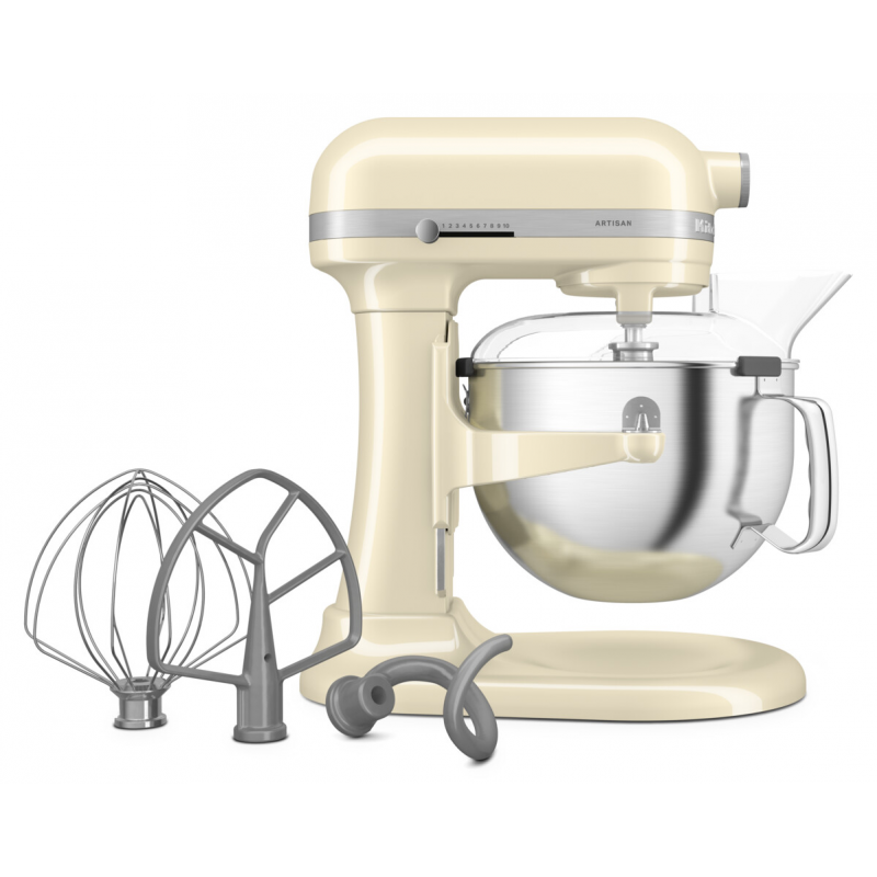 KitchenAid Stacionārais mikseris ARTISAN 5,6 l ar paceļamu bļodu Almond Cream 5KSM60SPXEAC