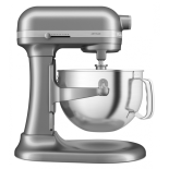 KitchenAid Stacionārais mikseris ARTISAN 5,6 l ar paceļamu bļodu Contour Silver 5KSM60SPXECU