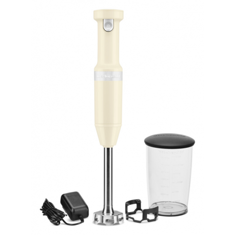 KitchenAid cordless hand blender, Almond Cream 5KHBBV53EAC