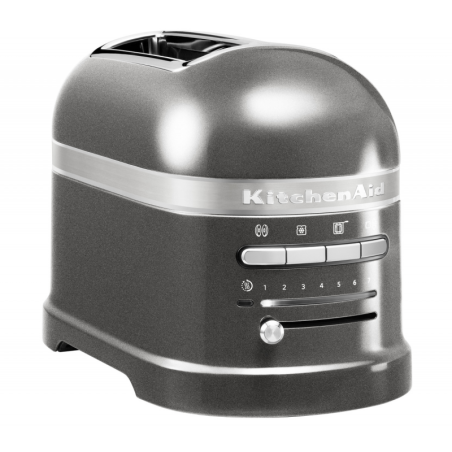 KitchenAid Artisan Leivänpaahdin 2:lle viipaleelle, Medallion Silver 5KMT2204EMS