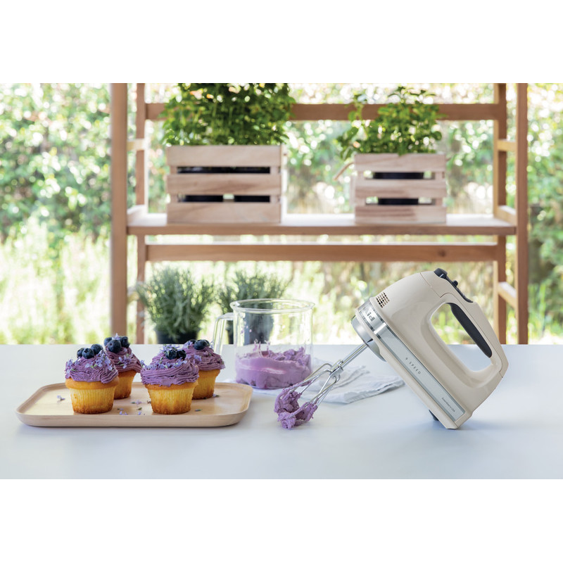 9 Speed Hand Mixer, Almond Cream 5KHM9212EAC