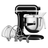 KitchenAid Heavy Duty 6,6 litran yleiskone nostettavalla kulholla Onyx Black 5KSM70JPXEOB 