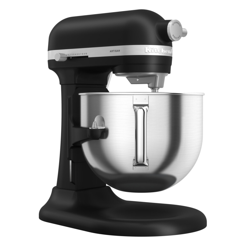 KitchenAid Mиксер ARTISAN 6,6 л с выдвижной чашей Matte Black 5KSM70SHXEBM