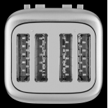 KitchenAid 4 slice Manual Control Toaster 5KMT4109ESX