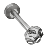 Аккумуляторный ручной блендер KitchenAid Go с аксессуарами 5KHBRV05BM, без батареи