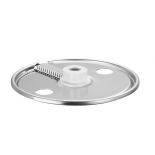 Julienne disc with separate food wiper