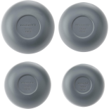 KitchenAid 4-daļīgu ēdienu sagatavošanas bļodu komplekts ar vākiem