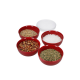 KitchenAid 4-teiliges Pinch-Schüsseln-Set mit Deckel, Empire Red