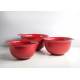 KitchenAid Set of 3 Mixing / Nesting Bowls, Empire Red