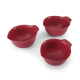 KitchenAid rinkinys iš 3 maišymo dubenėlių, Empire Red