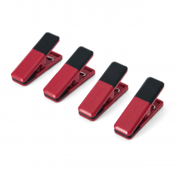 KitchenAid Set of 4 Kitchen Clips, Empire Red