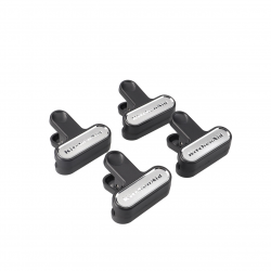 KitchenAid 4er-Set Küchenclips, Onyx Black