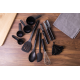 KitchenAid 15-Piece Utensil Set, Onyx Black