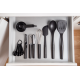 KitchenAid 15 dalių indų rinkinys, Onyx Black