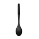 KitchenAid 6 dalių indų rinkinys ir keraminis laikiklis, Onyx Black