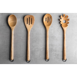 KitchenAid kasepuidust 4-osaline tööriistakomplekt