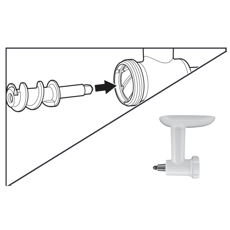 Auger Shaft for food grinder 5KSMFGA