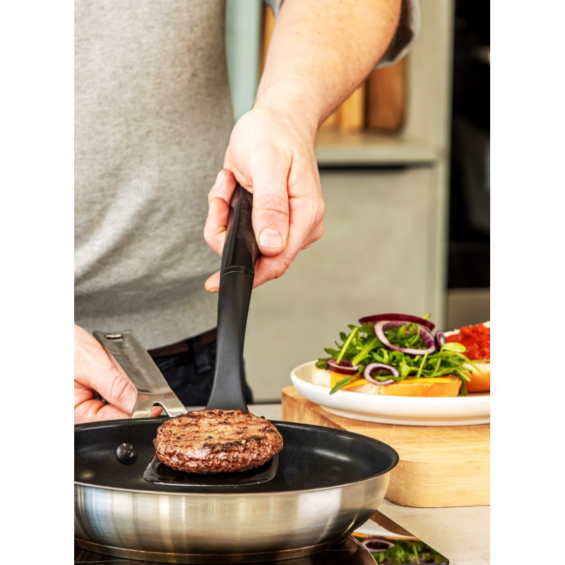 KitchenAid Classic Slotted Turner, Onyx Black, Carded