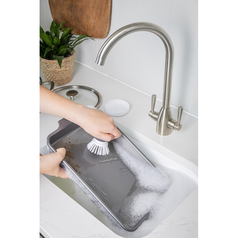 Handflächenbürste mit Schale