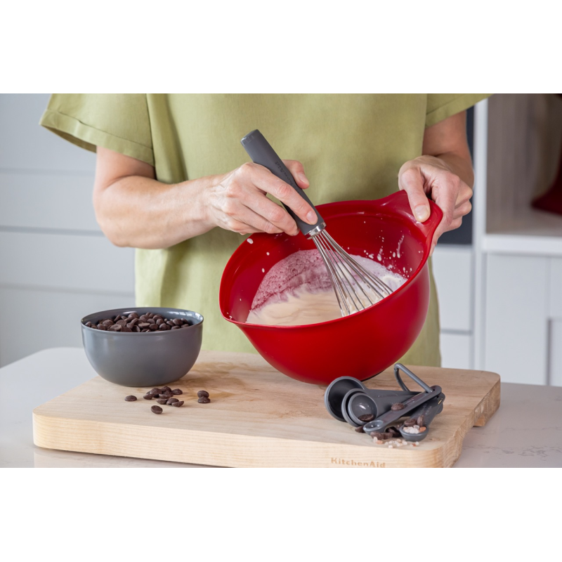 KitchenAid mõõtelusikad, 5 tk, punane