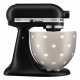 Ceramic bowl for stand mixer 4,7L Layered Hearts