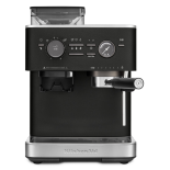 Pusiau automatinis espreso aparatas su girnine kavamale, Cast Iron Black