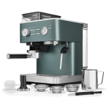Semi Automatic Espresso Machine with Burr Grinder, Juniper
