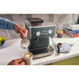 Semi Automatic Espresso Machine with Burr Grinder, Juniper