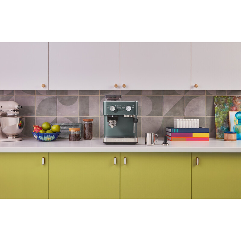 Halbautomatische Espressomaschine mit Kaffeemühle, Juniper