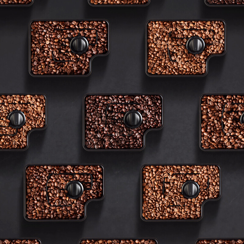 Noņemama pupiņu piltuve ar vāku