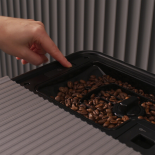 Removable bean hopper with lid