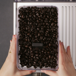 Removable bean hopper with lid