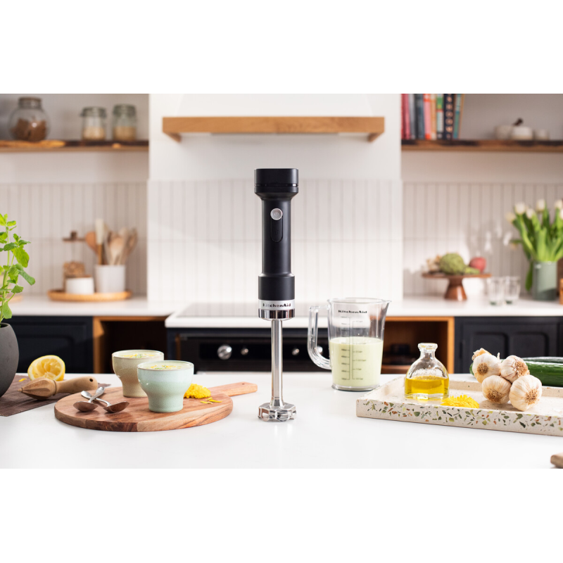 KitchenAid Go bezvada rokas blenderis ar piederumiem 5KHBRV75BM