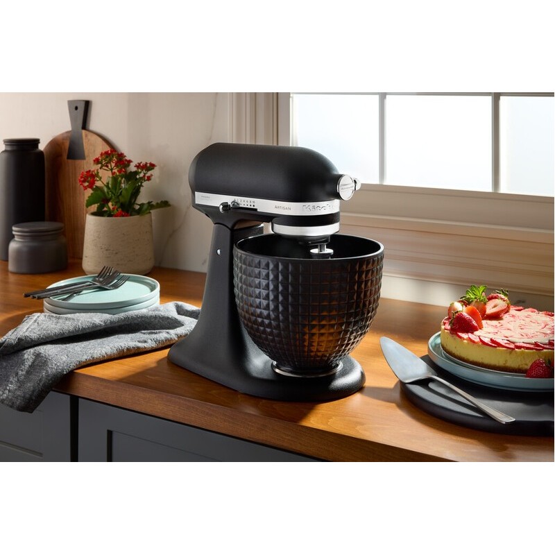 KitchenAid mikseris Artisan 4,8L, dizaina modelis Cast Iron Black