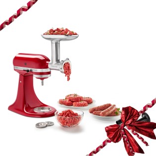 KitchenAid Küchenmaschinen Ganzmetall-Fleischwolf