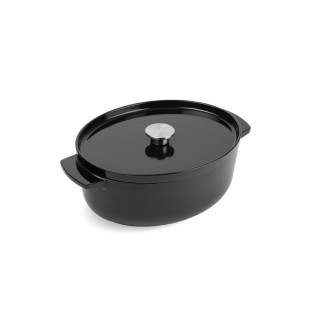 KitchenAid ovaler Schmortopf 30cm/5,6L, Onyx Black