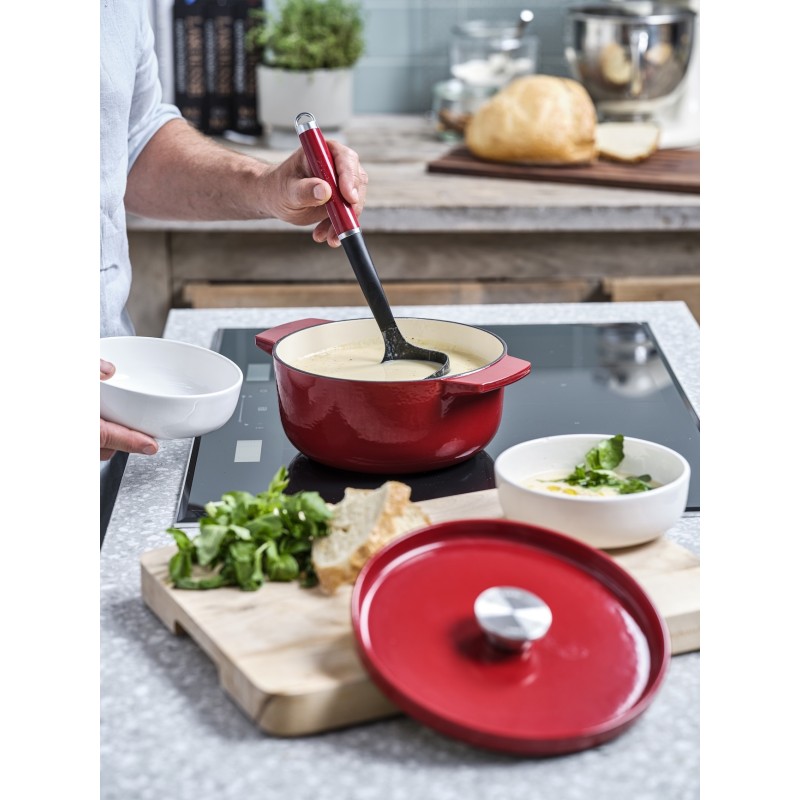 KitchenAid ovālais sautēšanas katls 30cm/5,6L, Empire Red