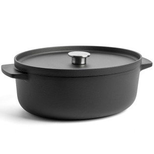 Oвальный kастрюля KitchenAid 30cm/5,6L, Matt Black