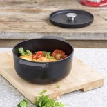 KitchenAid Schmortopf 22 cm/3,3 l, Matt Black