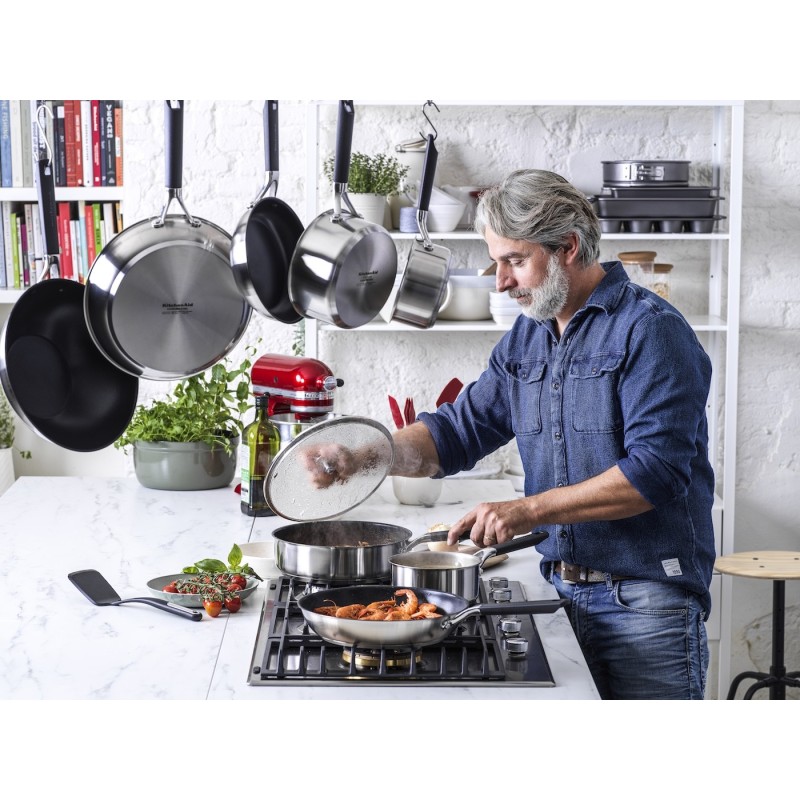 Сковорода KitchenAid Classic из нержавеющей стали 20 см