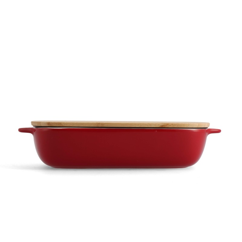 KitchenAid keraamiline ahjuvorm kaanega, suur, 3.8L, Empire Red
