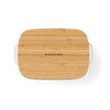 KitchenAid keraamiline ahjuvorm kaanega, väike, 0.9L, Almond Cream