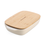 KitchenAid vidējs cepšanas trauks ar vāku, 1.9L, Almond Cream