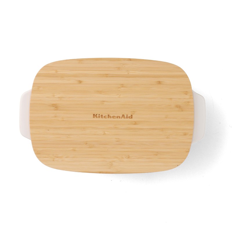 KitchenAid große Auflaufform mit Deckel, 3.8L, Almond Cream