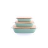 Mažas KitchenAid kepimo indas su dangčiu, 0.9L, Pistachio