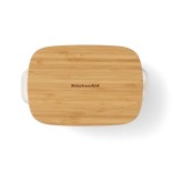 Mažas KitchenAid kepimo indas su dangčiu, 0.9L, Pistachio